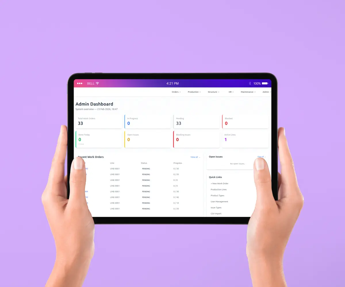 OpenMes – dedykowany system zarządzania produkcją