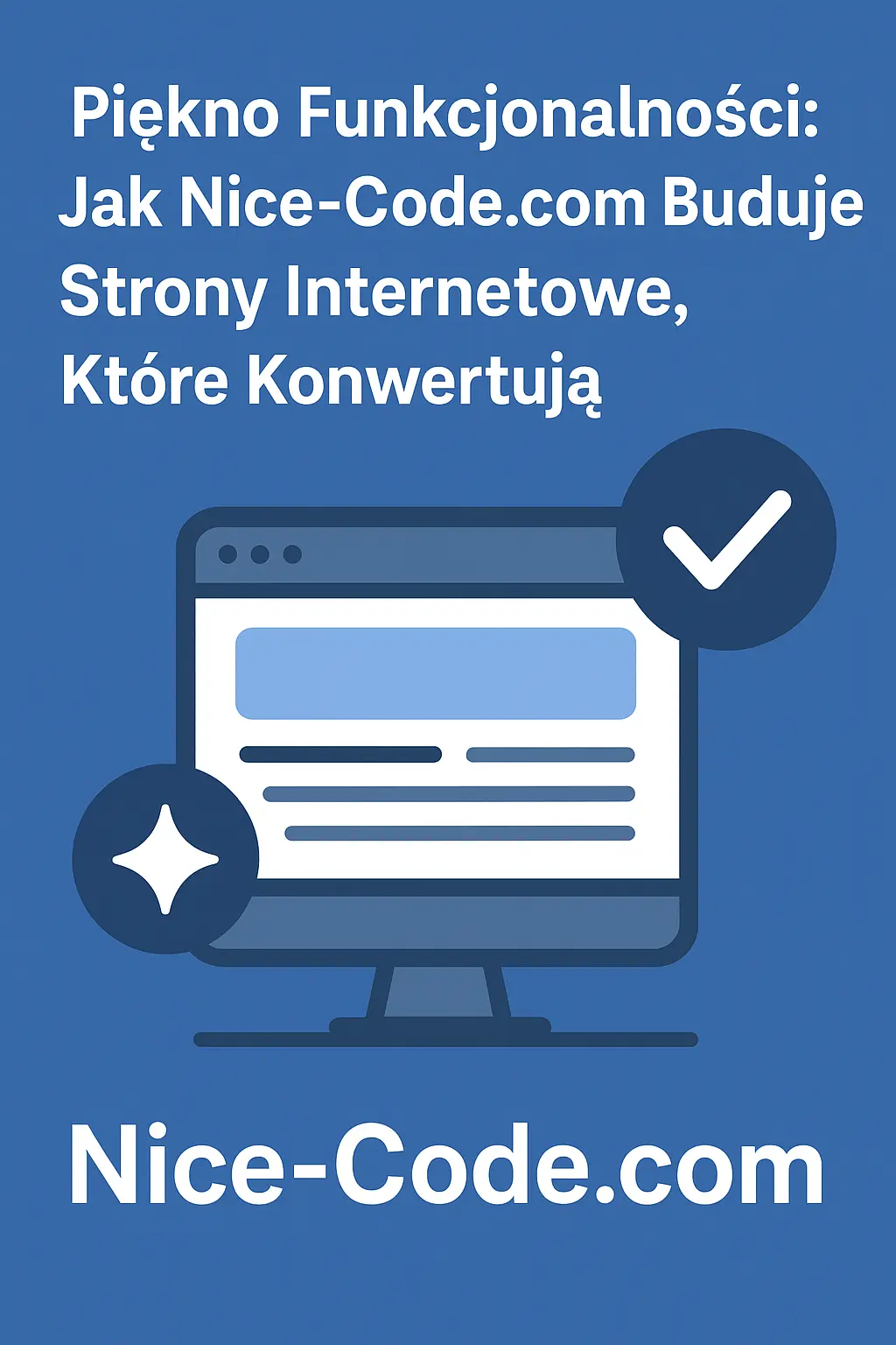 Blog post: Piękno Funkcjonalności: Jak Nice-Code.com Buduje Strony Internetowe, Które Konwertują